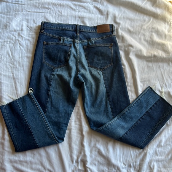 👖Madewell SOLD OUT Cruiser Straight Crop Jeans: Two-Tone Edition size  27 - Picture 4 of 9